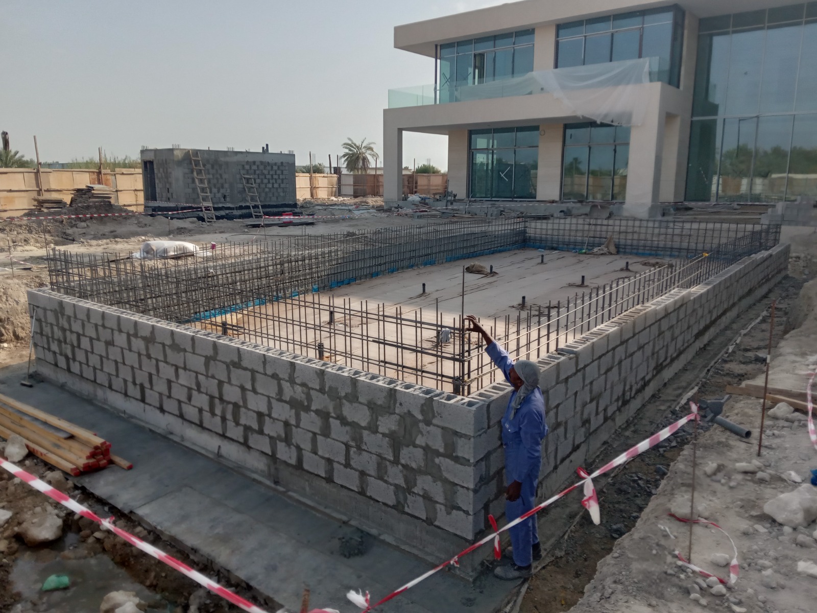 Pool Structure Installation